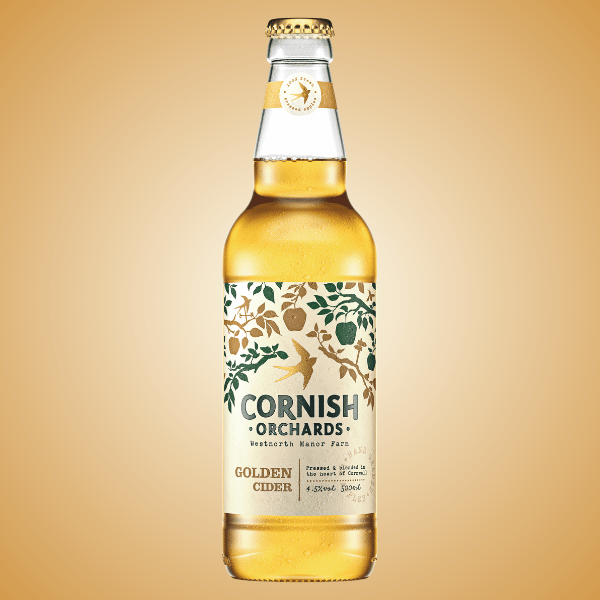 Cornish Orchards Golden Cider - 500ml Bottle