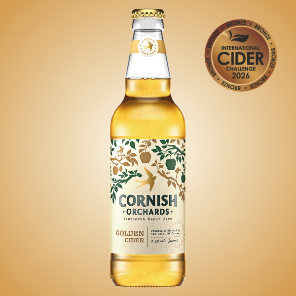 Cornish Orchards Golden Cider - 500ml Bottle